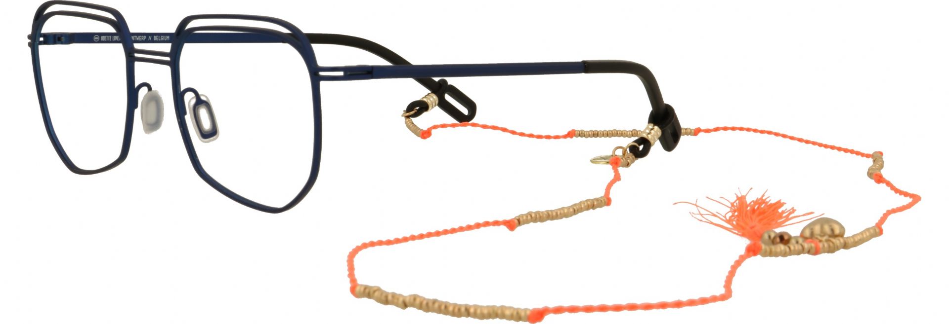 Mc Tassel Cord Coral Pink cord // Odette Lunettes
