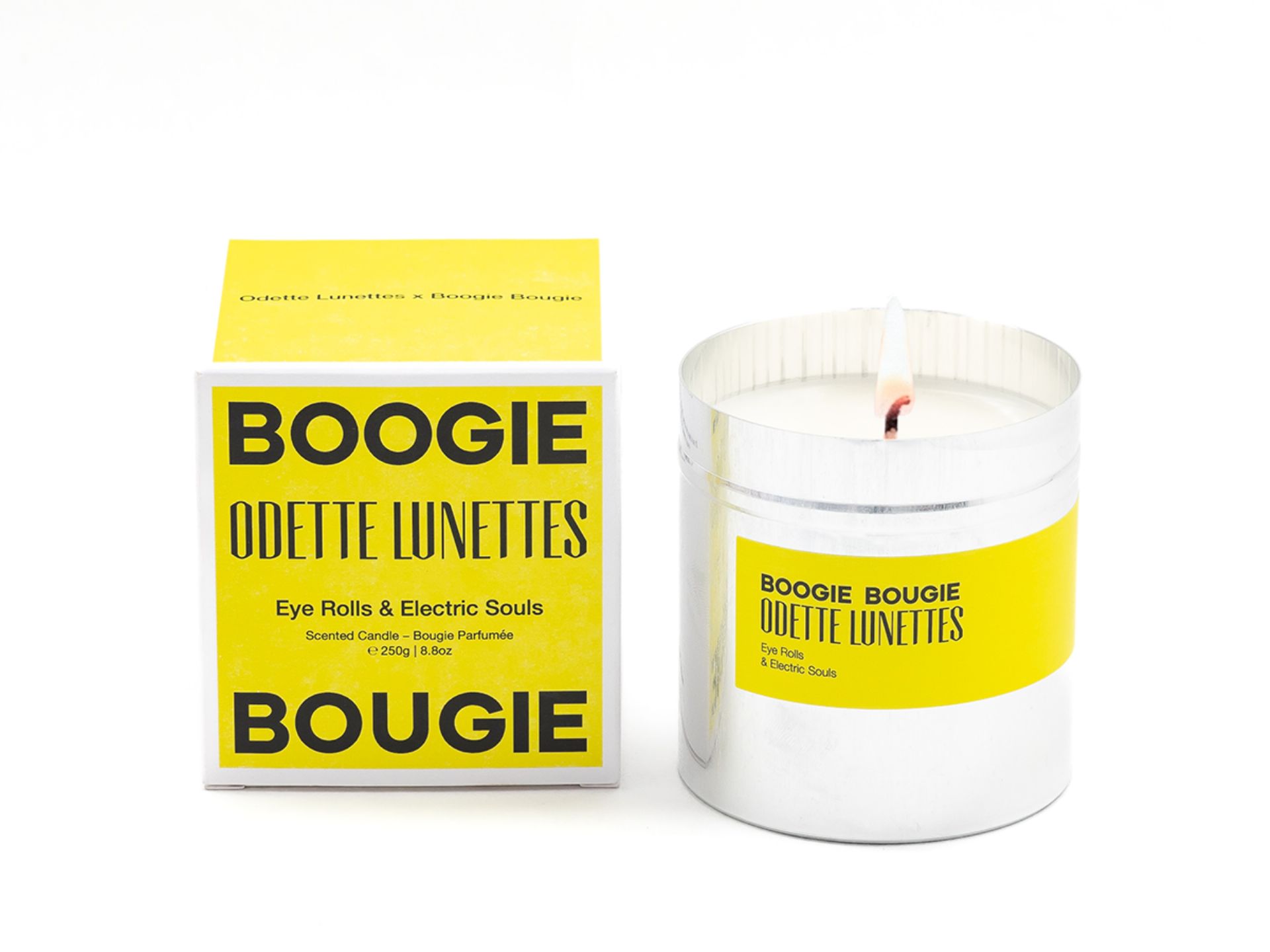 Odette Lunettes x Boogie Bougie scented candle // Odette Lunettes