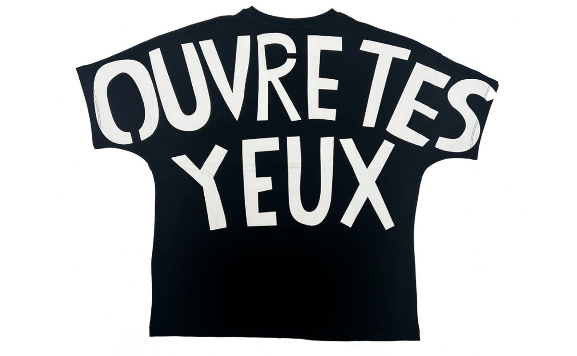 T-shirt OuvreTesYeux Extreme Black // Odette Lunettes