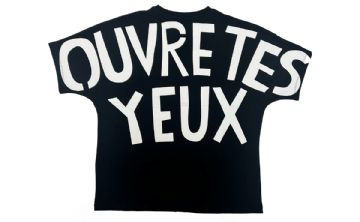 T-shirt OuvreTesYeux Extreme Black // Odette Lunettes